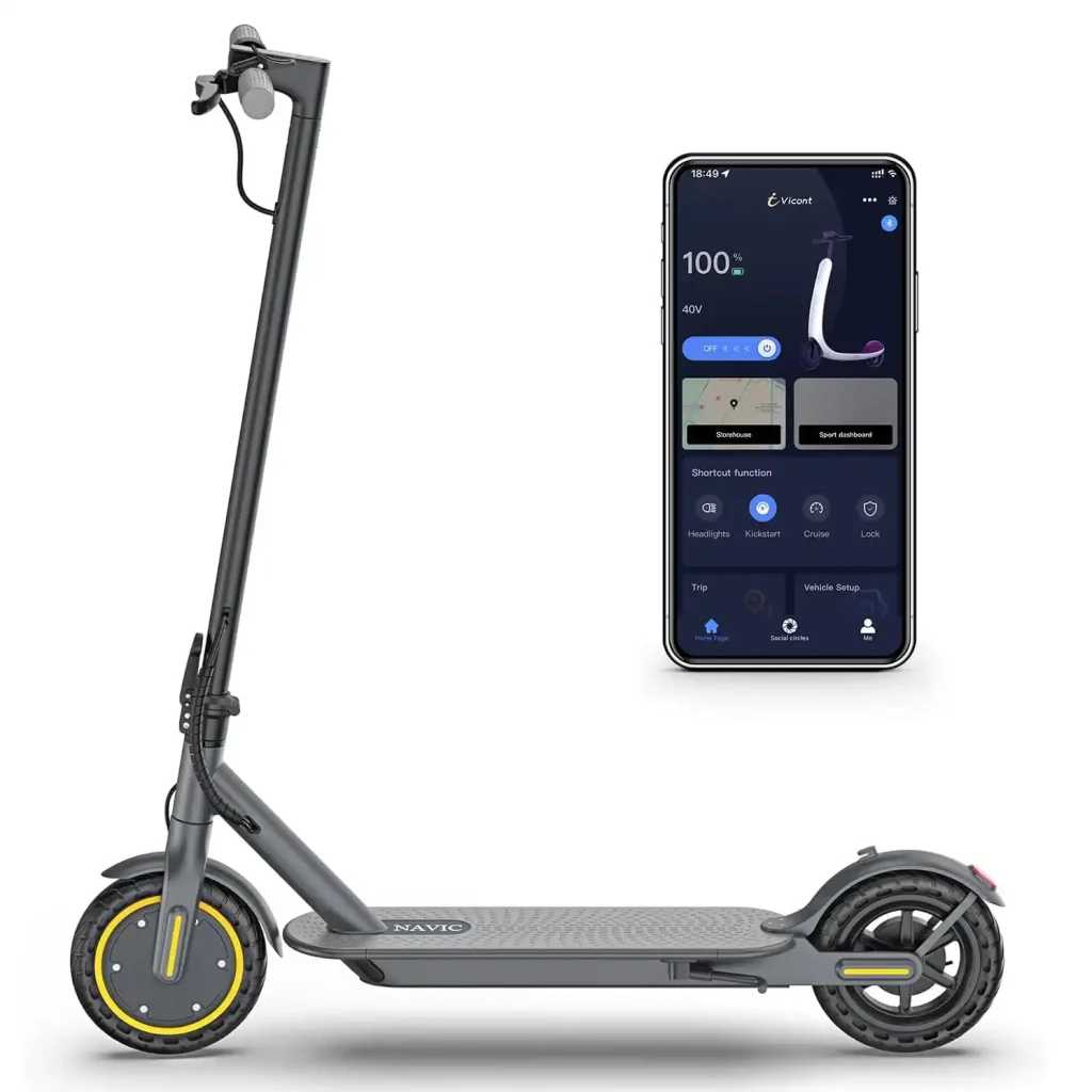 navic electric scooter 350w foldable commuter model